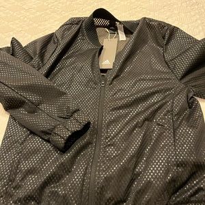Adidas Sport ID Summer Bomber Jacket Size Small Color Black